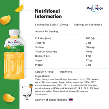 MOGU MOGU-Mango Juice-320ml